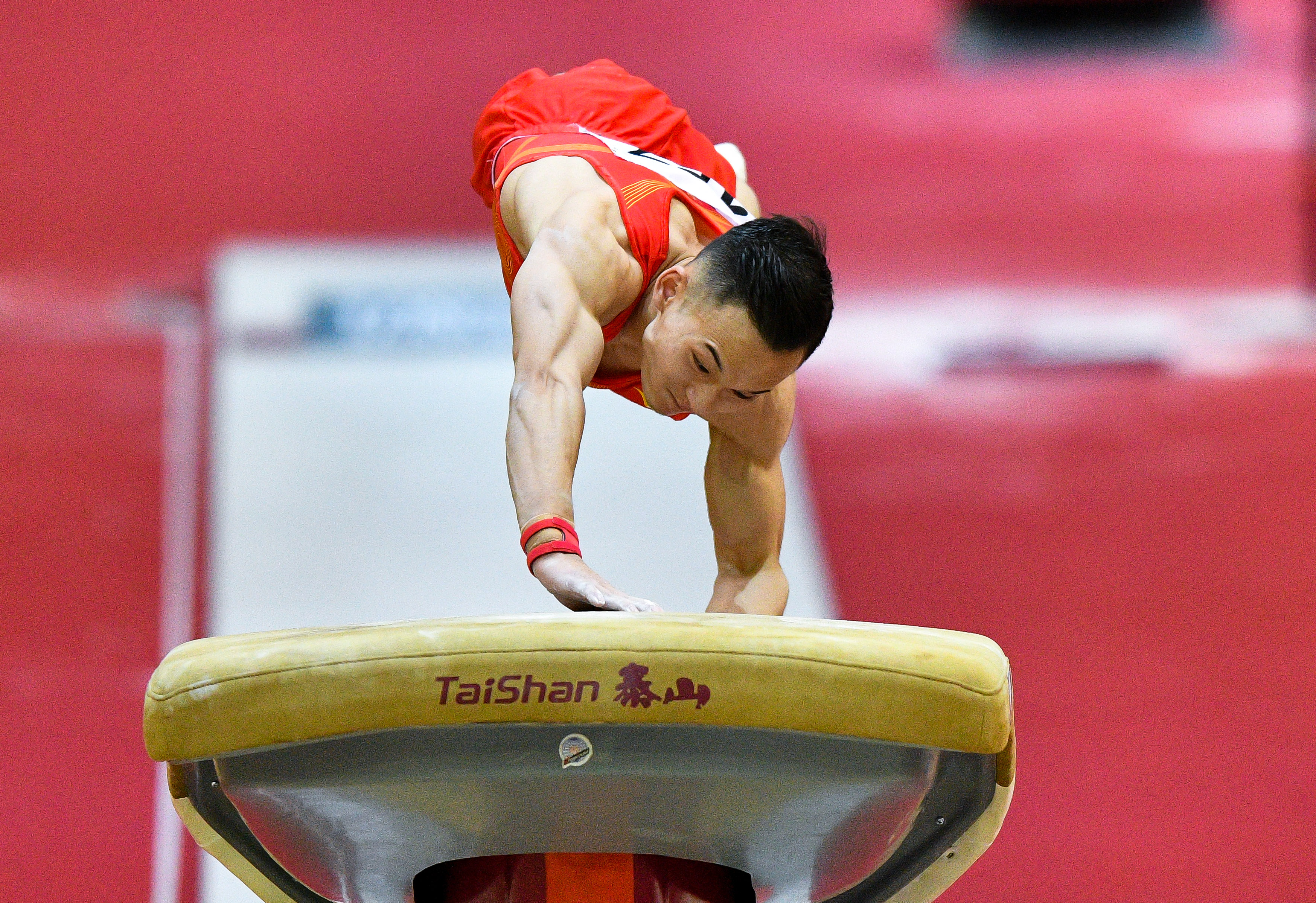 男子体操跳马比赛竞技水准迅猛攀升 男子体操跳马比赛竞技水准迅猛攀升