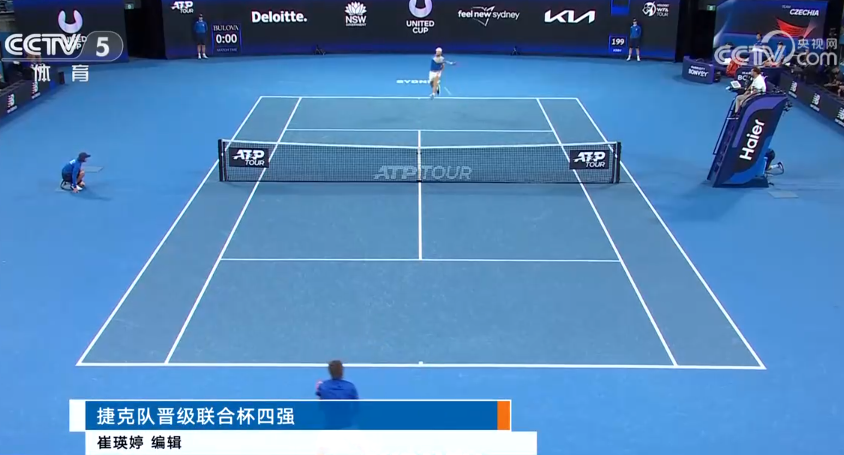 意大利网球队险胜澳大利亚网球队，瓦林卡统治全场